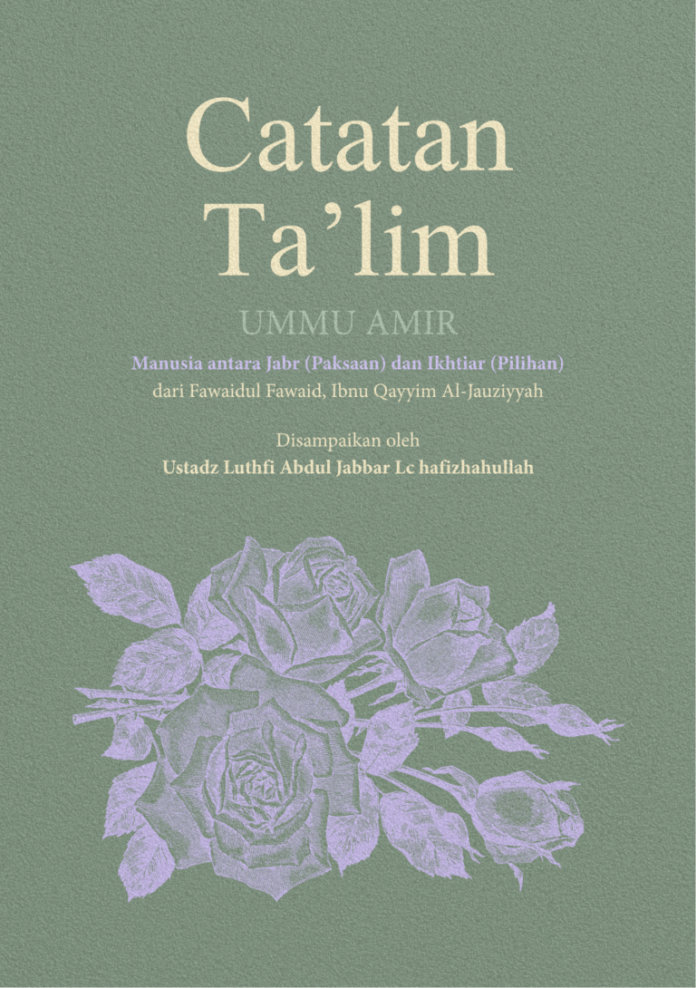 Manusia antara Jabr (Paksaan) dan Ikhtiar (Pilihan)